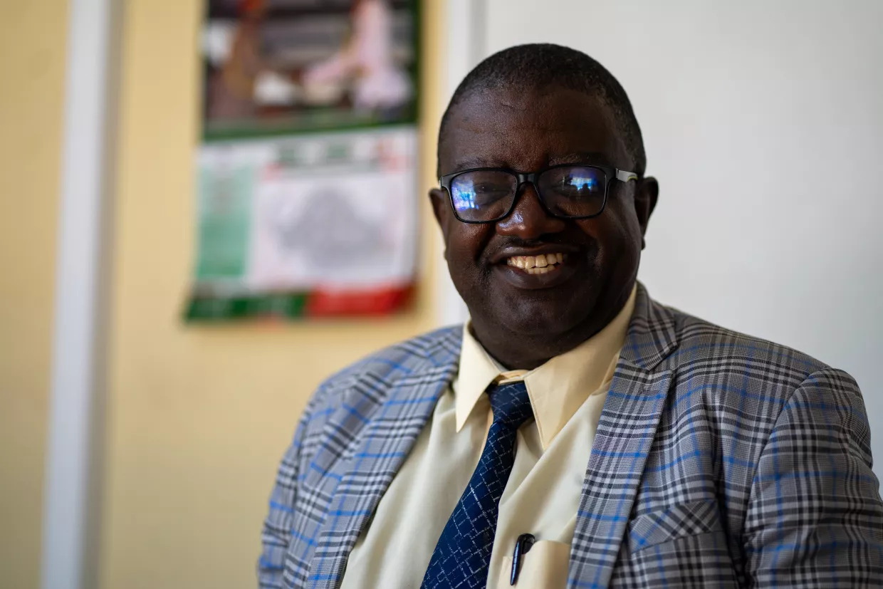 Provincial Education Officer for Lusaka Province Felix Ngoma. VVOB interviewed Felix to explore the ministry's role in IT'S PLAY and Catch Up, gather personal experiences from involved staff and assess the projects' impact.