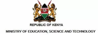 Ministry of Education, Science and Technology, Kenya logo.